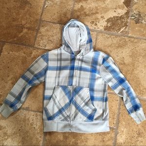 Boys Plaid Hoodie